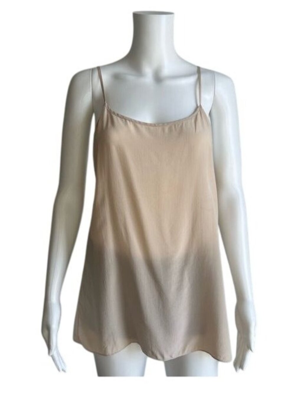 Eileen Fisher Silk Layering Cami in Champagne - XS